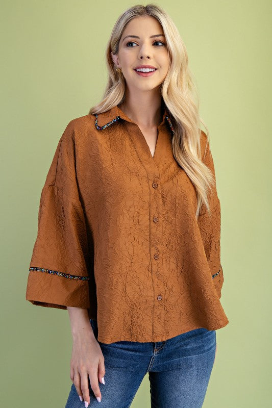Blusa Atlas Camel