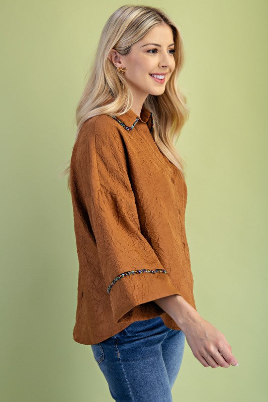 Blusa Atlas Camel