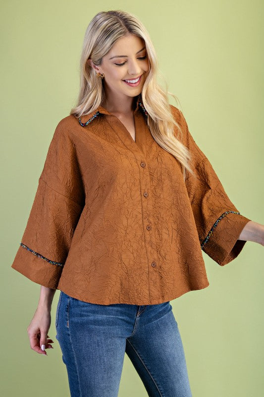 Blusa Atlas Camel