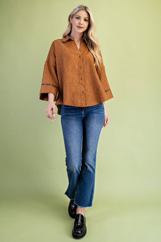 Blusa Atlas Camel