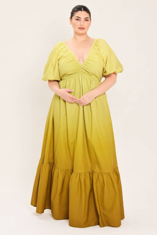 Plus Size Vestido Elsa